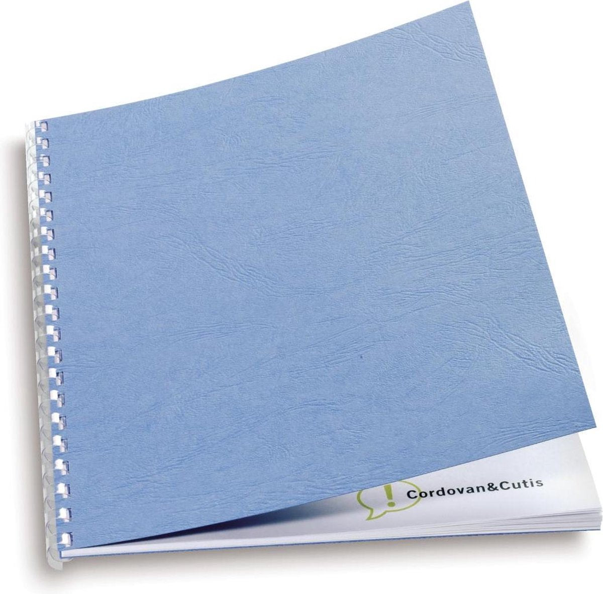 Gbc Einband Lederdruck A4-Format - blau - 100 Stück -