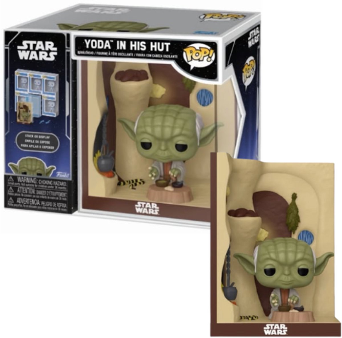 Funko Star Wars Yoda in His Hut (Pop! Nooks) Vinylfigur Unisex Pop! - neutral - Standard