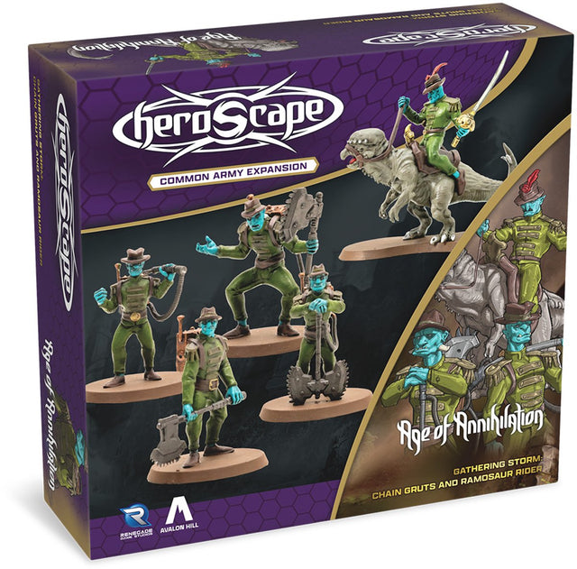 Renegade game studios heroscape age of annhilation gruts and ramosaur - bordspel uitbreiding - engels