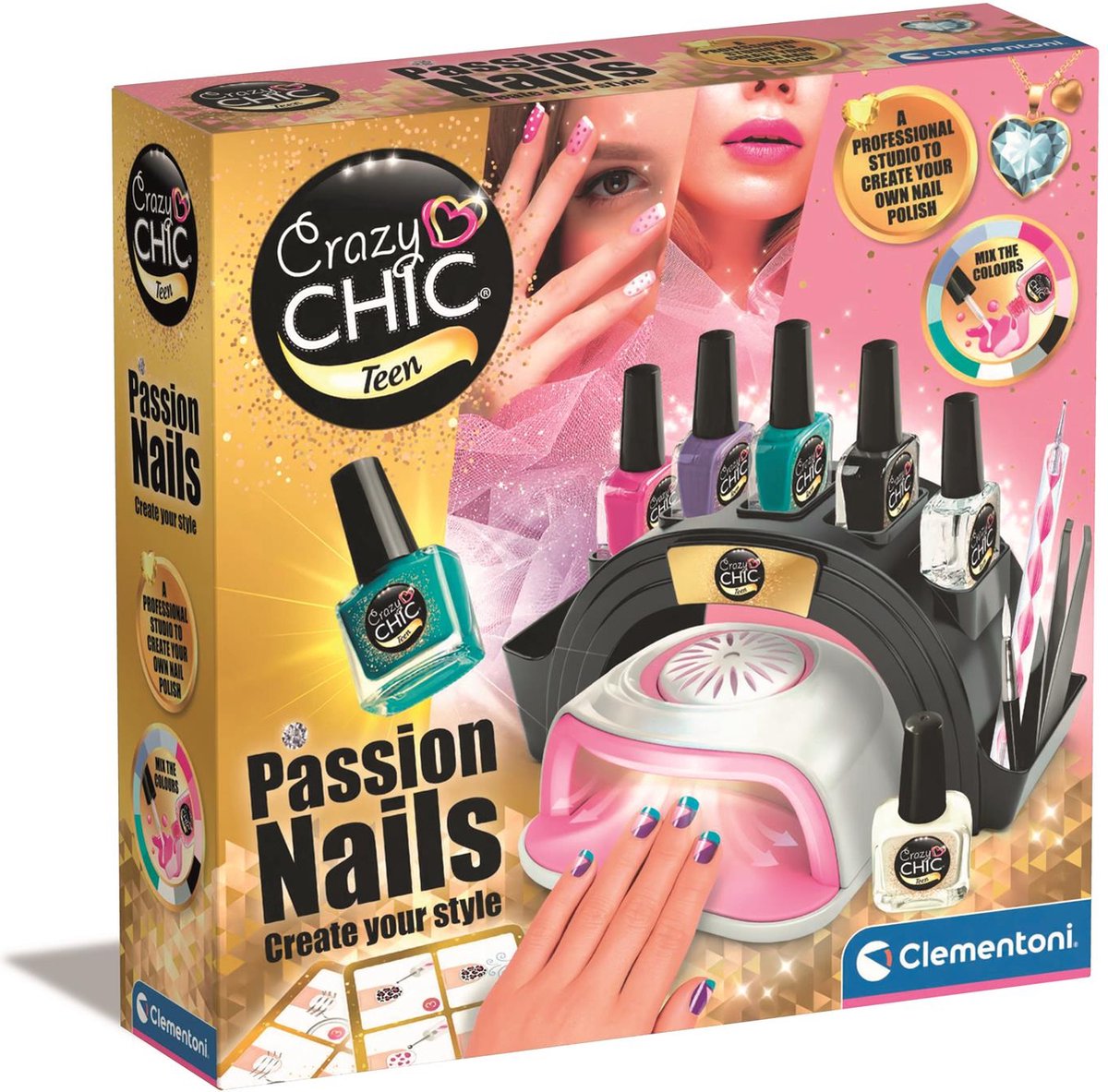 Clementoni Crazy Chic Passion Nails Nagel Set