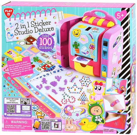 Playgo 2in1 Sticker Studio Deluxe – inklusive 100 Stickern und Armbändern