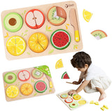 Classic World Holz-Brüche-Puzzle, Lernspielzeug, 22-teilig.
