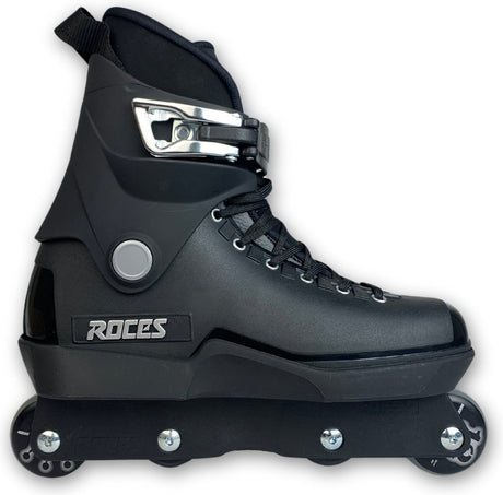 Roces m12 ufs stunt skates zwart - volwassenen - ufs frame high-impact shell - maat 49