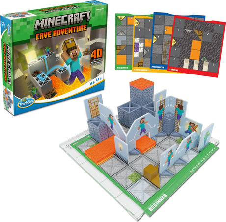 Thinkfun – Minecraft Cave Adventure – Logikspiel – ab 8 Jahren