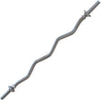 Tunturi halterstang - curlstang -120cm - 30mm - schroefsluiting - incl. gratis fitness app