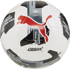 Puma Orbita 6 MS Unisex-Fußball – Weiß-Schwarz
