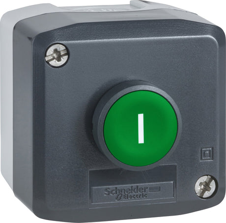 Schneider electric xald102 harmony xald102 druktoets in behuizing 1 knop groen druk-ontgrendeling 1 stuk(s)