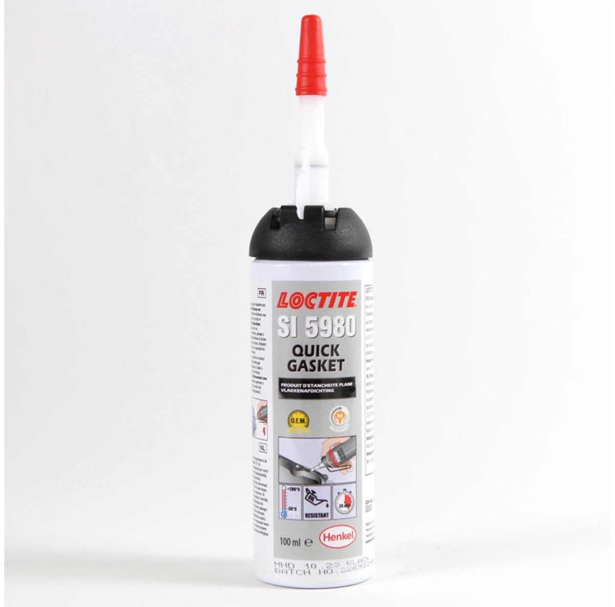 Loctite 5980 quick gasket - vloeibare pakking zwart - 100ml patroon