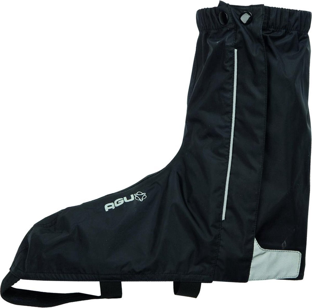 Agu essential - bike boots - regenoverschoenen - unisex - zwart - xl - waterdicht - reflecterend - verstelbaar