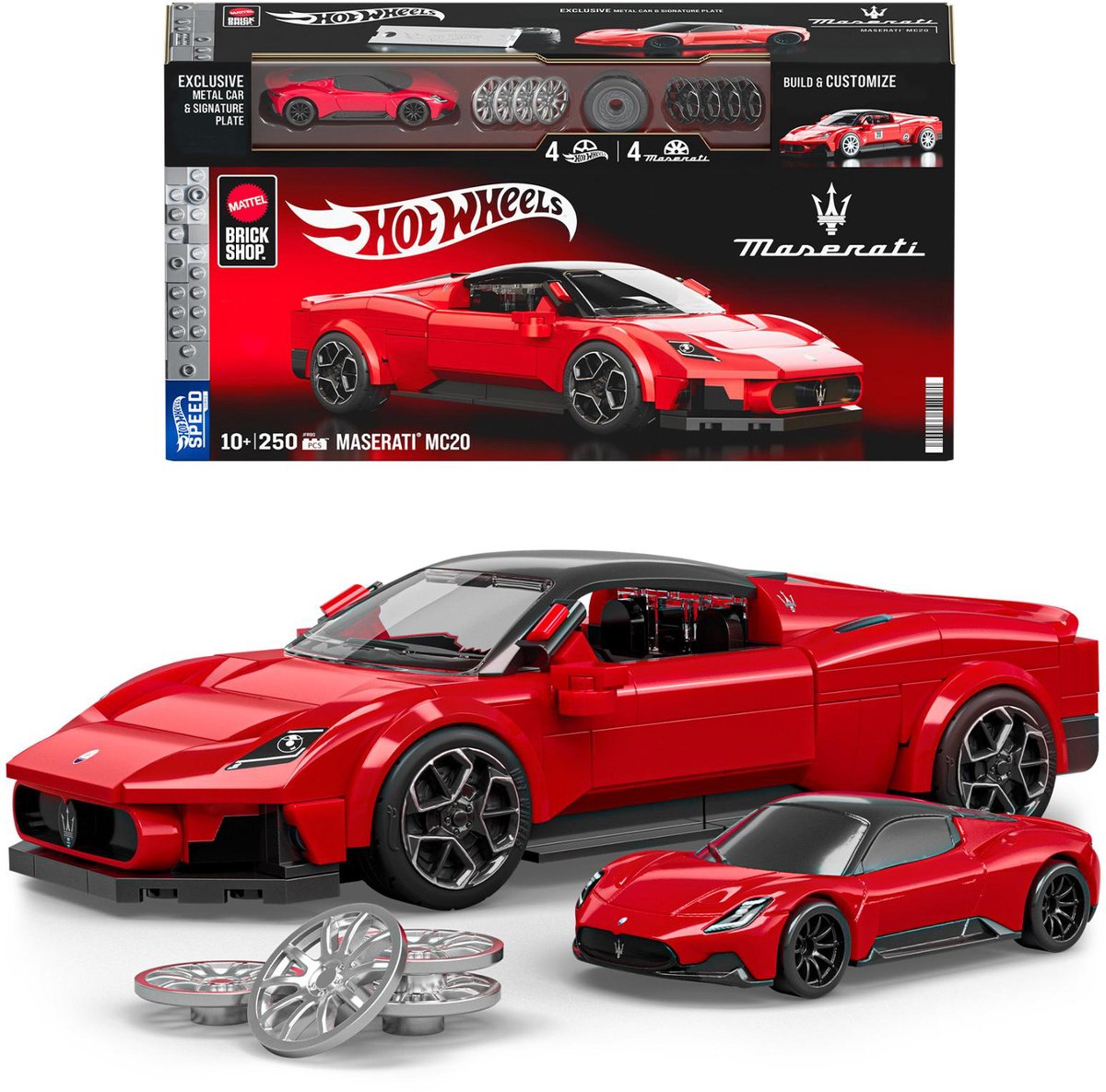 Hot Wheels Speed ​​Series Maserati 1:32 Bauset – 250 Teile.