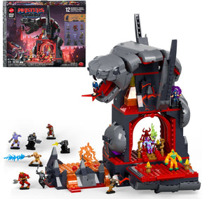 Mattel masters of the universe brick shop construction set snake mountain construction kits
