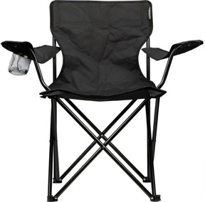 Abbey camp campingstoel - vouwstoel - visstoel - incl draagtas - zwart