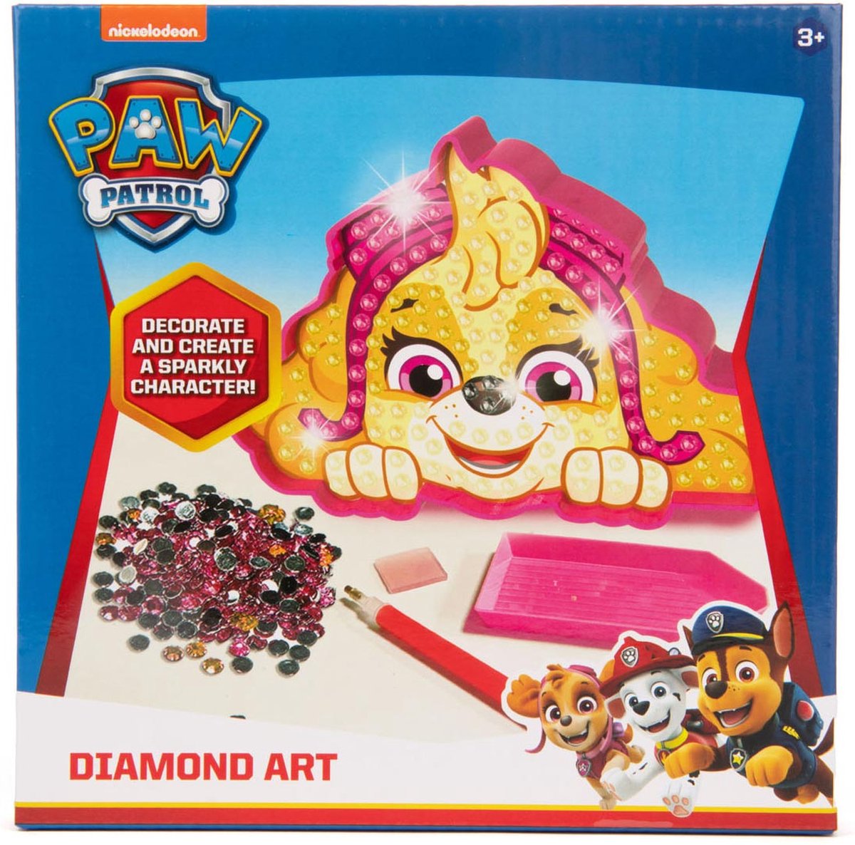 Sambro Diamantmalerei-Bastelset Paw Patrol Skye – kreatives Spielzeug.