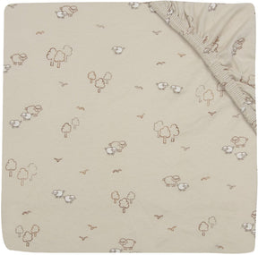 Jollein hoeslaken ledikant - 60x120cm - jersey - woolly