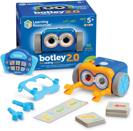 Lernressourcen botley® 2.0 der Programmierroboter – Programmierbarer Roboter – Basisset – 5+