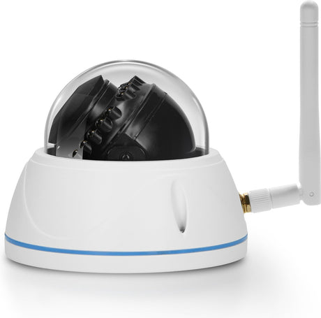 Alecto dvc136ip - outdoor wifi dome camera - koepelcamera - wit