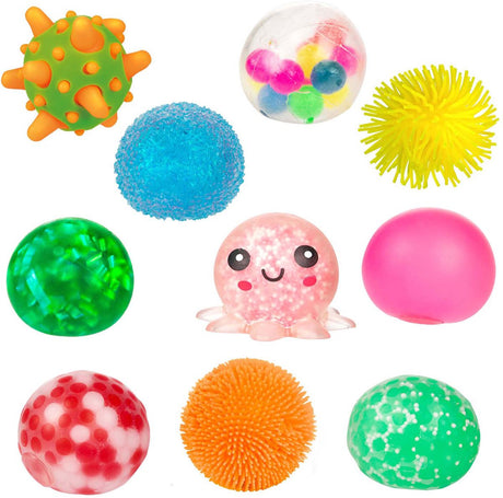 Toi-toys Quetschbälle 5 cm, Schachtel mit 10 Stück
