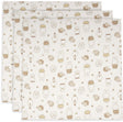 Jollein hydrofiele doek small - 70x70cm - miffy family farm - 3 stuks