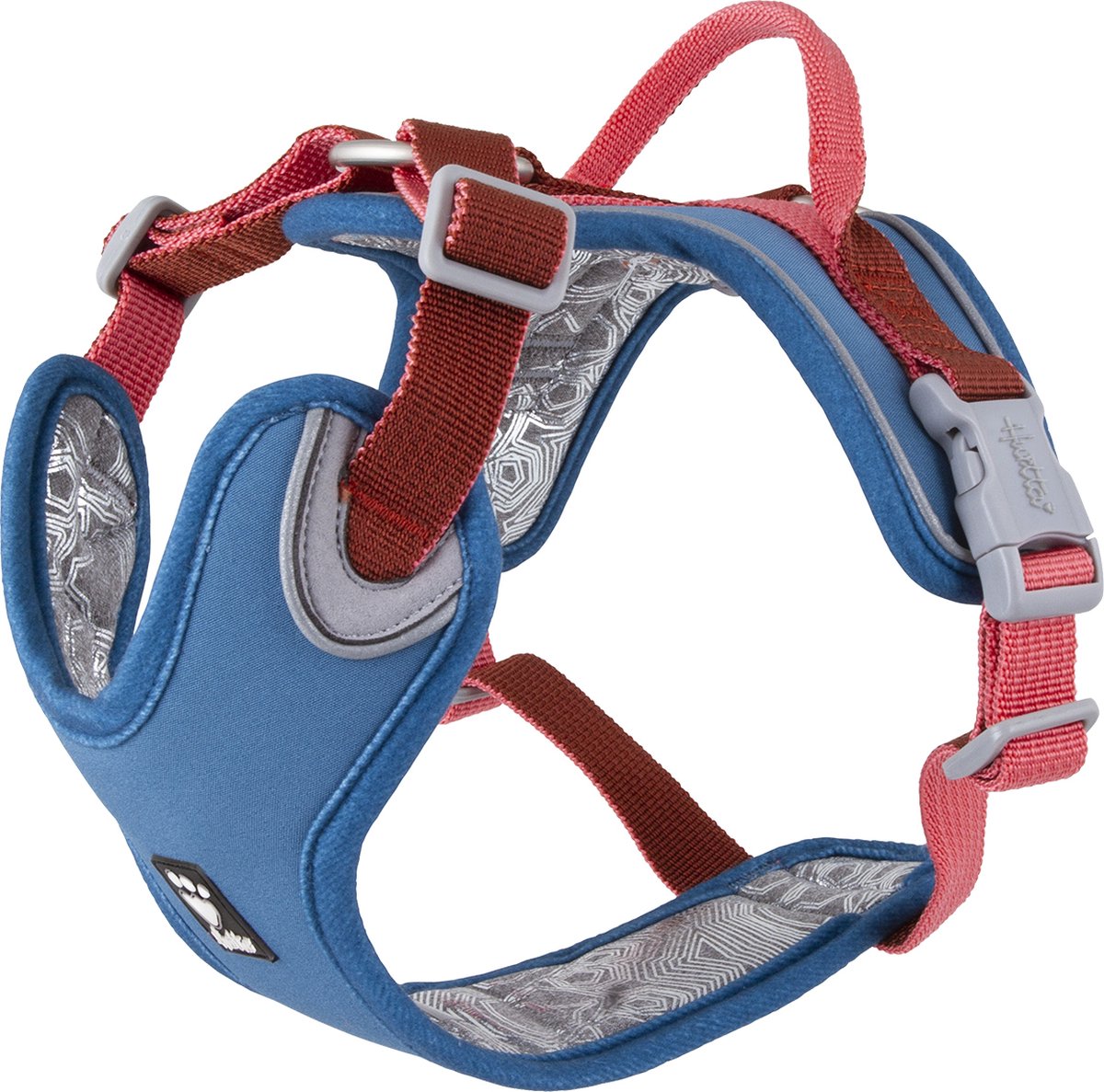 Hurtta weekend warrior harness warmer - hondenharnas - eco bilberry mix - borstomvang: 45-60 cm