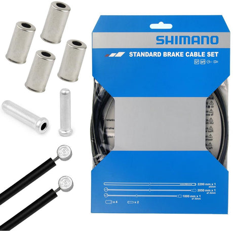 Shimano Bremszugset Road MTB Br.Cab.Set Shim. Rennrad MTB schwarz