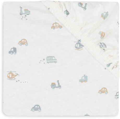 Jollein baby - hoeslaken jersey 70 75x140 150cm - ledikant babybed - zacht katoen - on the go