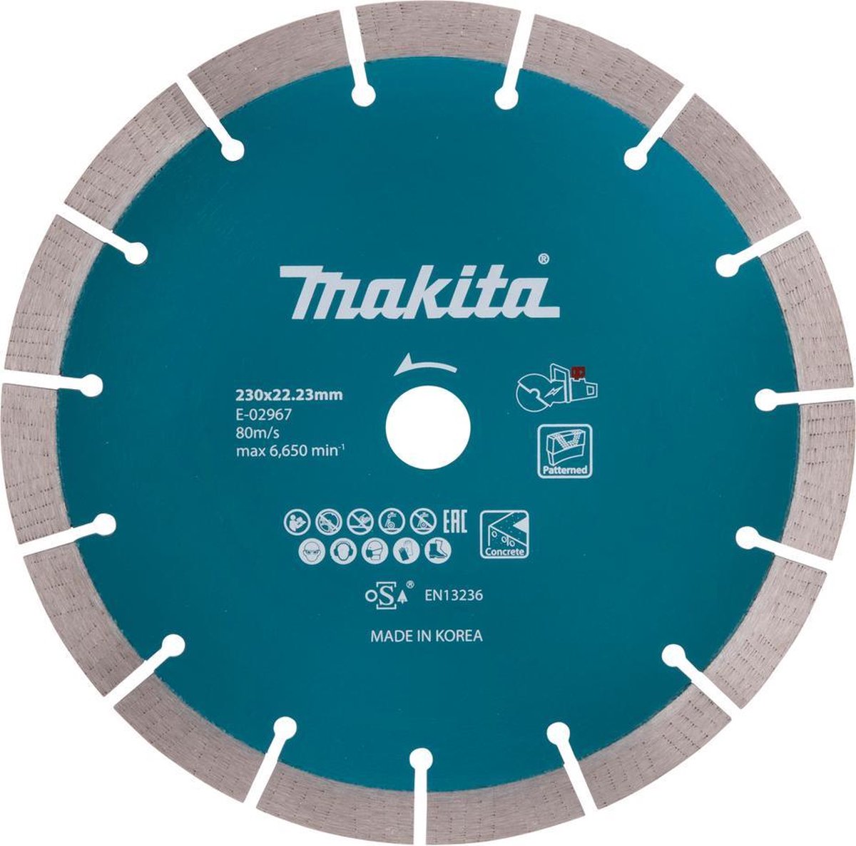Makita Diamantscheibe 230x22,23x2,4mm Segment