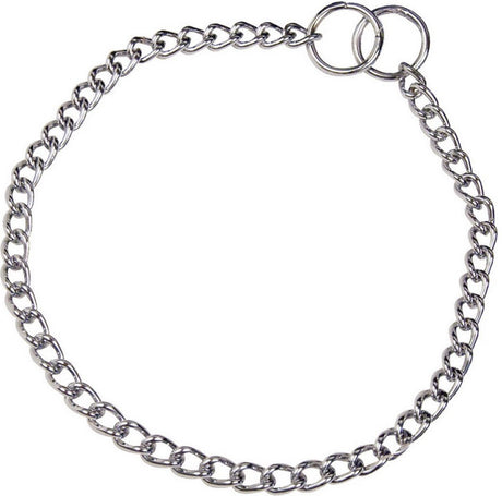Hs Sprenger Hundehalsband Silber 2,5 mm links gedreht (50 cm)