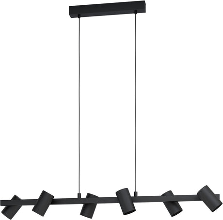 Eglo gatuela 1 hanglamp - e14 - 116 cm - zwart