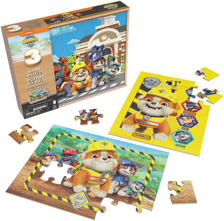 Rubble Crew Holzpuzzle in Holzbox 3x24 Teile | 2 Stk