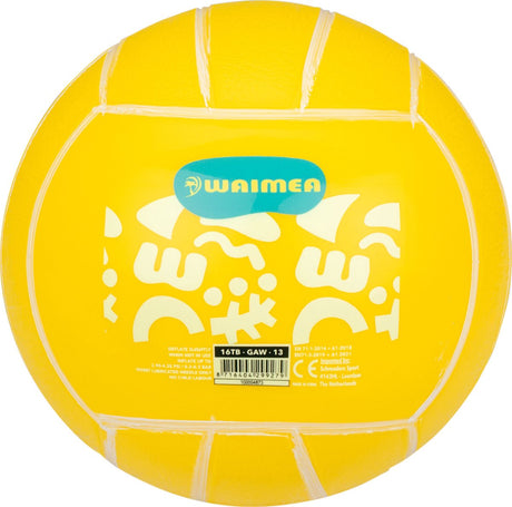 Waimea Strandball PVC - 13 cm - fluoreszierendes Gelb - 13