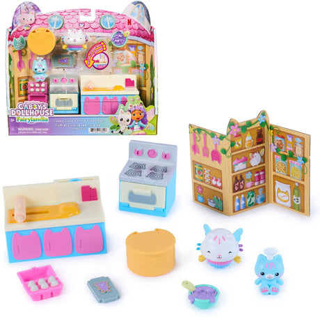 Spin master gabby's poppenhuis fairylandia fairy furniture set cakeys kitchen.