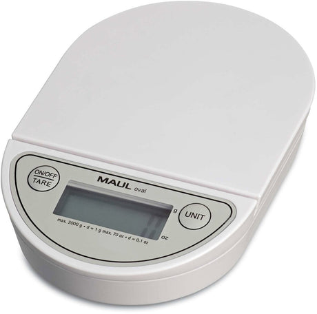 Maul Briefwaage oval bis 2 kg weiß