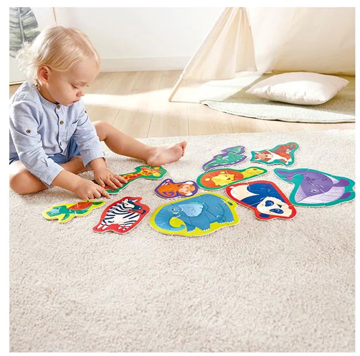 Hape Dschungelfreunde-Puzzle