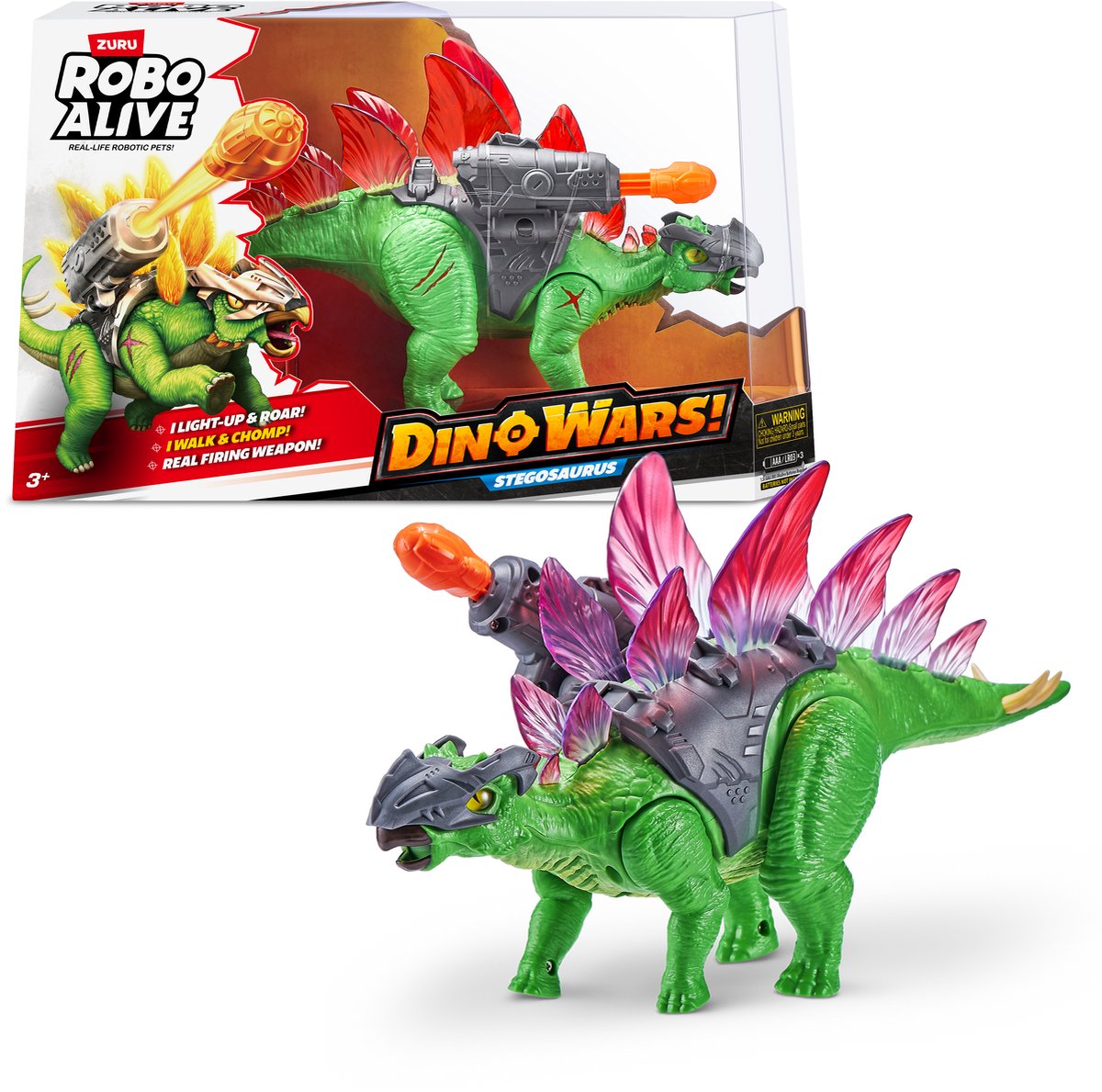 Robo Alive Dino Wars Stegosaurus von Zuru