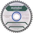 Metabo steel cut sandwich panel - cirkelzaagblad - 190mm - 48 tanden - carbide material