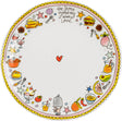 Blond amsterdam , even bijkletsen: dinerbord 26 cm roze