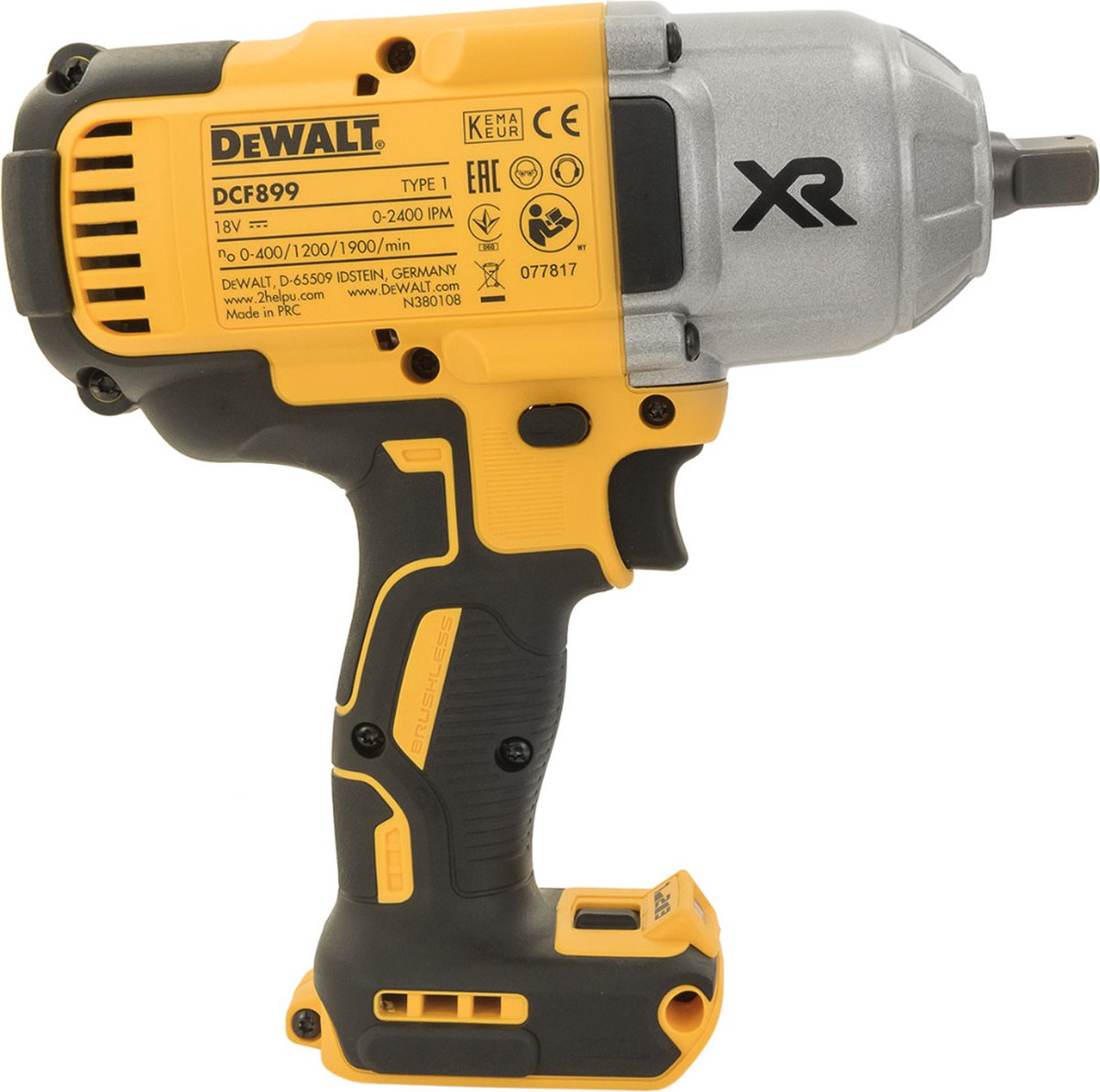 Dewalt dcf899n 18 V Li-Ionen-Akku-Schlagschraubergehäuse – 950 nm – 1 2 – bürstenlos
