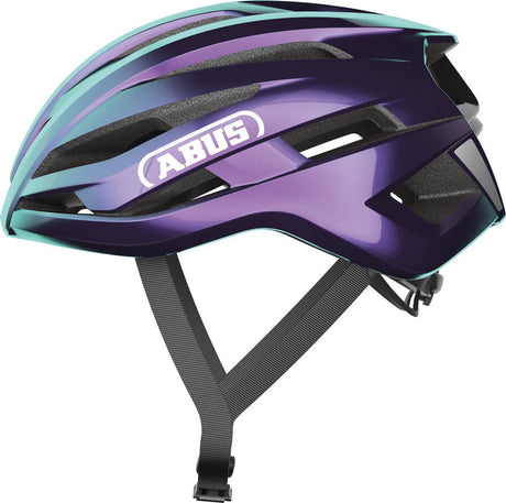 Abus Fahrradhelm Stormchaser Ace Flip Flop Purple S - 51-55 cm - Purple - geeignet für den Einsatz auf Rennrädern - Gravelbikes - 200 g