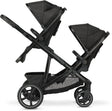 Deryan evy v2 duo kinderwagen - uitbreidbaar - extra zitje - zwart