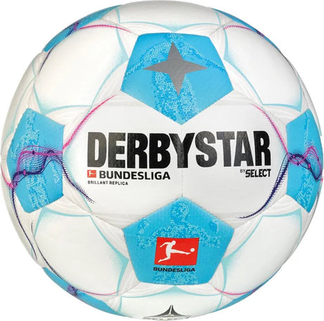 Derbystar Bundesliga Brilliant Replica V23 FIFA Basic Ball 162008c, Unisex, Weiß, Ball zum Fußball, Größe: 5