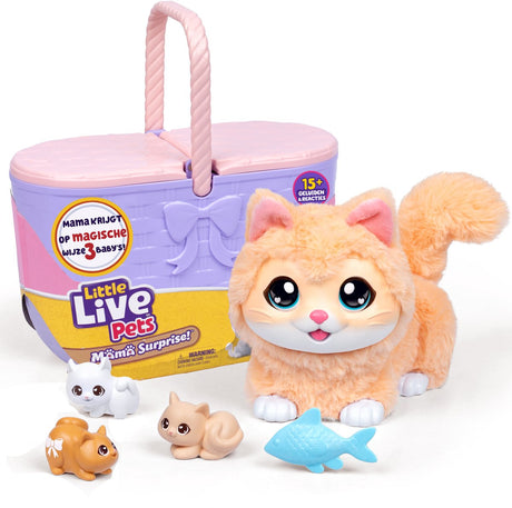 Little live pets - mama surprise kittens - mama poes krijgt op magische wijze 3 baby's