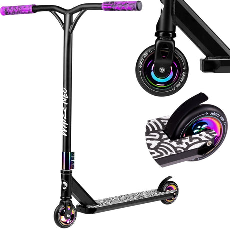 Lionelo Whiz-Roller – 110-mm-PU-Räder – T-Lenker – 100 kg Tragfähigkeit – ABEC-9-Lager – für Jungen und Mädchen