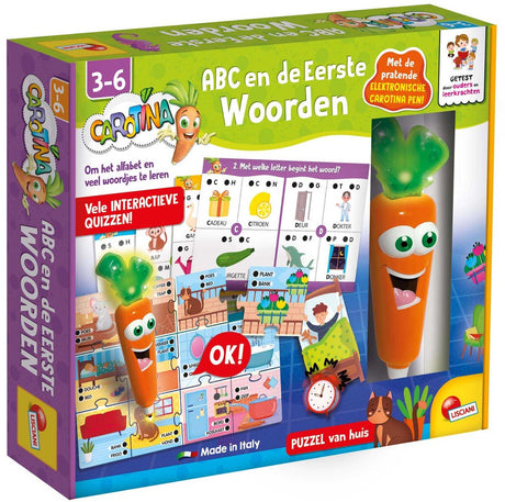 Lisciani carotina abc und die ersten Wörter – nämlich
