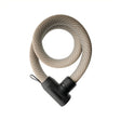 Abus Fahrradschloss Textilkettenschloss – Yarnit™ 4004k – Sicherheitsstufe 7 – Beige – 110 cm – geeignet für Elektrofahrräder und Stadtfahrräder – leicht – nur 0,88 kg
