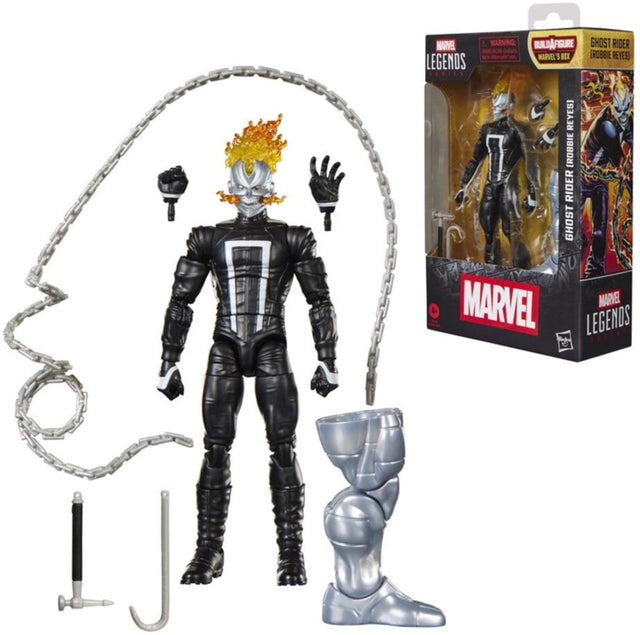 Hasbro marvel legends action figure ghost rider (robbie reyes) (baf: marvel's box) 15 cm