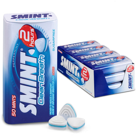 Smint Clean Breath Pfefferminze – Frischmacher – zuckerfrei – 1x12 Stück