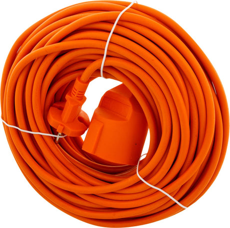 Exin-Verlängerungskabel – 20 Meter – 2 x 1 mm² – ungeerdet – Orange