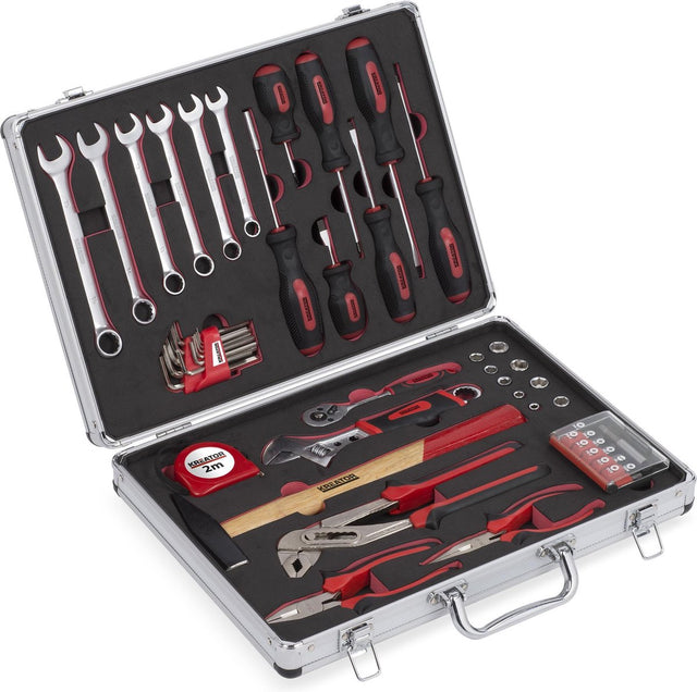 Kreator krt951001 Werkzeugkoffer – 51 Teile – 39,2 x 27,8 x 11,4 cm