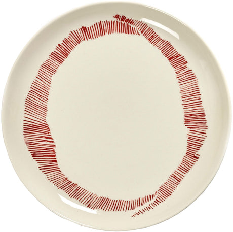Serax - Ottolenghi Fest - Teller m - weiß rot - 22 ø - 2 Stück