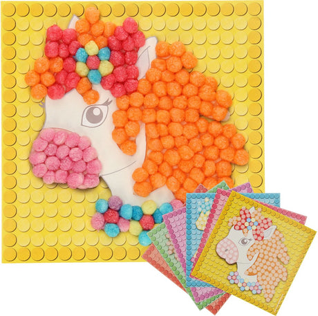 Playmais Mosaikkarten schmücken Traumpony